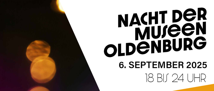 Plakatausschnitt mit Bubbles und Nacht der Museen-Schrift. Bild: Eddiks Grafik