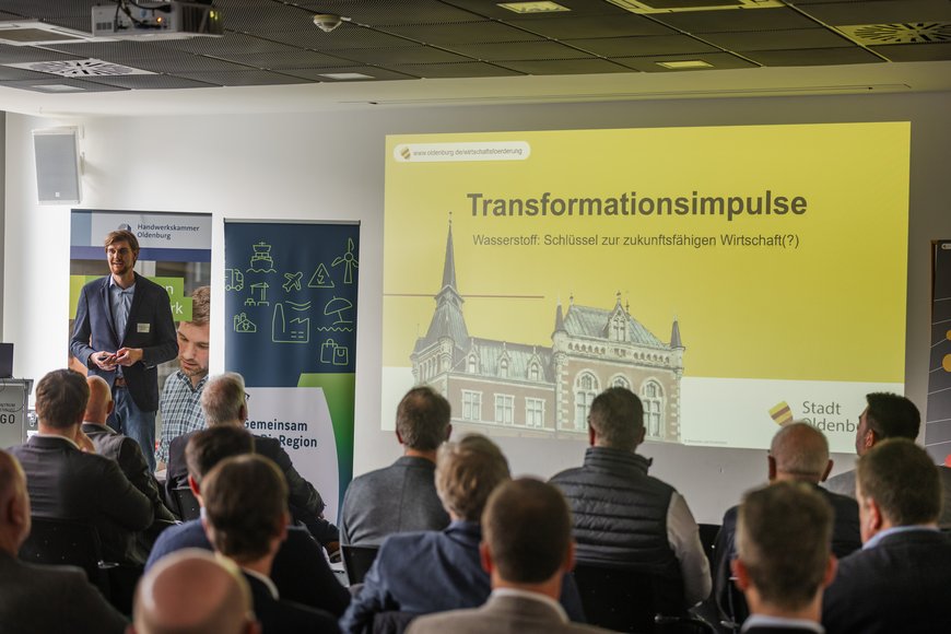 Vorstellung der Angebote der Wirtschaftasförderung. Foto: Berca Foto & Video