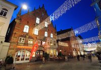 Weihnachtsbeleuchtung Innenstadt. Foto: Hans-Jürgen Zietz