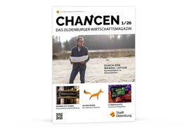 Titelseite des Wirtschaftsmagazins CHANCEN 1/26. Foto: Stockwerk2