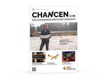 Titelseite des Wirtschaftsmagazins CHANCEN 1/26. Foto: Stockwerk2