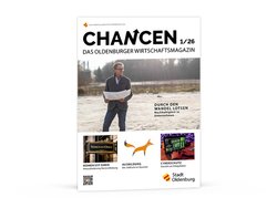 Titelseite des Wirtschaftsmagazins CHANCEN 1/26. Foto: Stockwerk2 Titelseite des Wirtschaftsmagazins CHANCEN 1/26. Foto: Stockwerk2