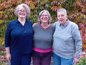 Der Vorstand des Fachverbandes seit 2024: Katja Schöppe-Carstensen, Christiane Kaminski und Sabine Resch-Hoppstock (von links).