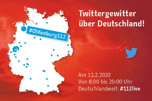 Twittergewitter über Deutschland. Quelle: Twittergewitter 