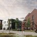 Vorschau: Straßenansicht des zukünftigen Wohnkomplexes. Foto: BOMA Architekten