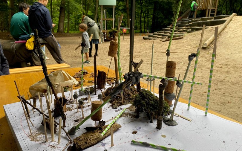 Modellbau beim ersten Workshop der Kinderbeteiligung. Foto: Stadt Oldenburg