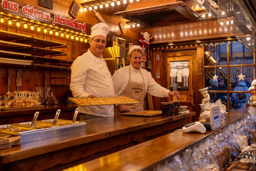 Sascha Stüber Die Spekulatius-Bäckerei auf dem Lamberti-Markt 2025. Foto: Sascha Stüber