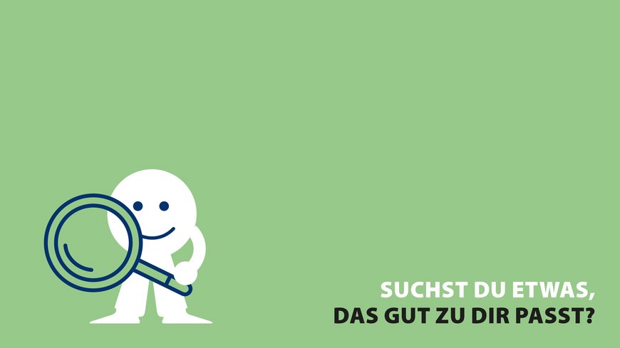Suchst du etwas, das gut zu dir passt? Grafik: Gerlinde Domininghaus