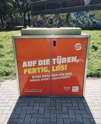 Bestehende SportBox in Bloherfelde. Foto: Stadt Oldenburg