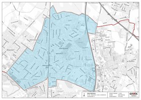 Karte zum Förderprogramm: Starkregen Ofenerdiek. Quelle: Stadt Oldenburg