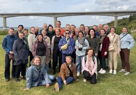Die dänische Stadt Skive bot die Kulisse für das Partnertreffen im Bürgerbeteiligungsprojekt „Speak Up!“. Für die Stadt Oldenburg mit dabei waren Daniela Janßen und Katharina Meiners (stehend, 4. und 5. von links). Foto: Stadt Oldenburg
