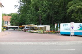 Foto des Wochenmarktes Eversten. Foto: Stadt Oldenburg.