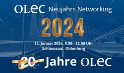 OLEC lädt zum Neujahrs-Networking 20 Jahre OLEC ein. Grafik: OLEC
