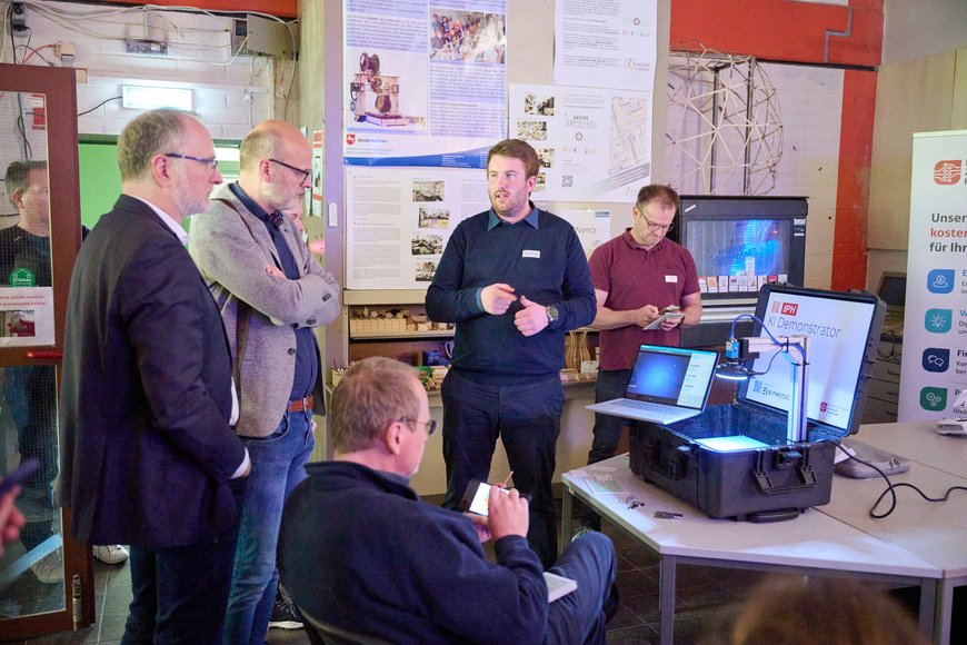 Vorstellung des KI-Demonstrators durch das Mittelstand-Digital Zentrum Hannover. Foto: Foto-und Bilderwerk