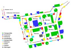 Der Lageplan vom Kramermarkt 2026 mit allen Geschäften und Standnummern. Copyright: Stadt Oldenburg Der Lageplan vom Kramermarkt 2026 mit allen Geschäften und Standnummern. Copyright: Stadt Oldenburg