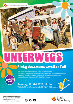Bandmitglieder neben einem Bus Foto: Stadt Oldenburg