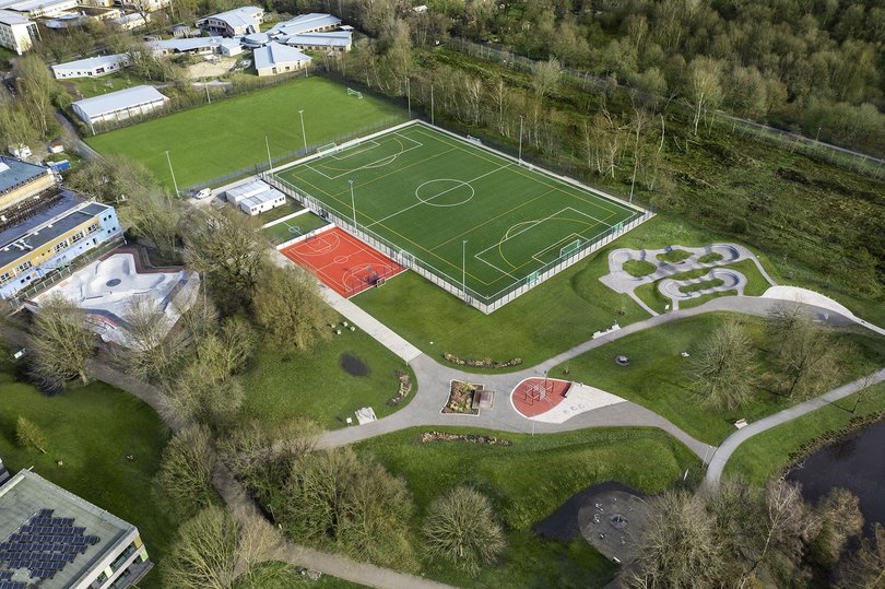 Sportpark Kreyenbrück aus der Luft fotografiert. Foto: Thomas Hellmann Sportpark Kreyenbrück aus der Luft fotografiert. Foto: Thomas Hellmann