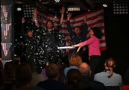 Veranstaltung „Florida Man“, gespielt vom Improtheater „12-Meter-Hase“. Foto: Jörg Hemmen