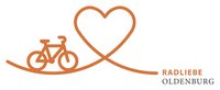 Logo RADLIEBE OLDENBURG: ein Fahrrad und ein Herz nebeneinander. Quelle: Stadt Oldenburg