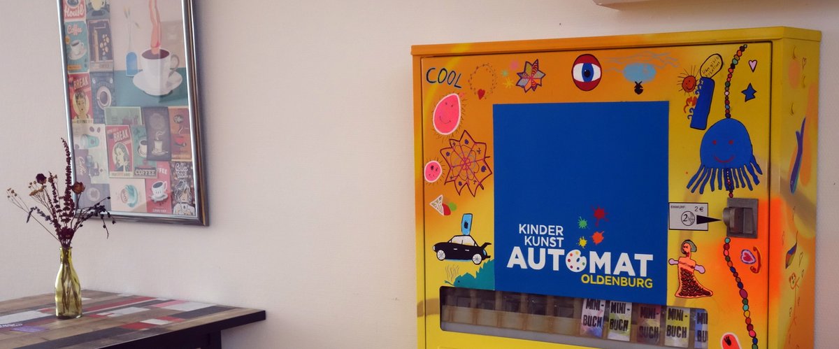 KinderKunstAutomat im Café Ludwig No. 3 im PFL. Foto: Stadt Oldenburg