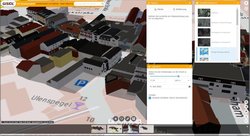 Screenshot Desktop-App 3D Bauleitplanung Grafik: Stadt Oldenburg