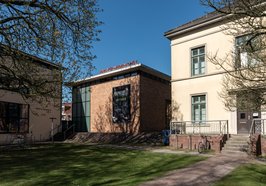 Vorderansicht des Hauses für Medienkunst Oldenburg. Foto: Haus für Medienkunst Oldenburg