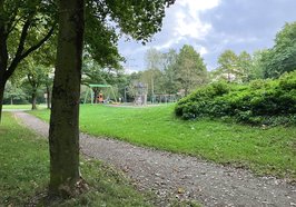 Ein Weg im Grünzug Harreweg. Foto: Stadt Oldenburg
