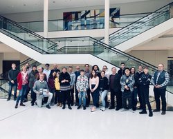 Besuch der Jobpaten beim Landtag. Foto: Yannoh Mügge