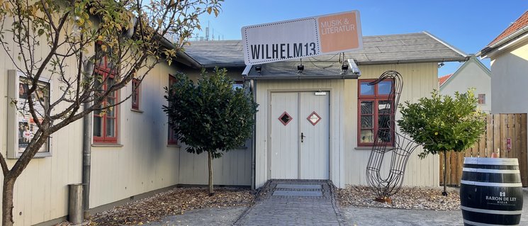 Eingang des Musik- und Literaturhauses Wilhelm13. Foto: Literaturhaus Oldenburg