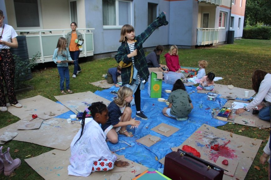 Angebot der Oldenburger Kunstschule. Foto: Sonja Deuling
