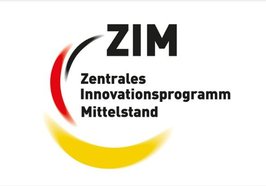 Logo ZIM. Grafik: Bundesministerium für Wirtschaft und Energie