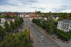Oldenburger Innenstadt mit Julius-Mosen-Platz. Foto: Hans-Jürgen Zietz