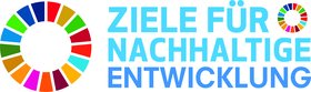 17 Nachhaltigkeitsziele. Logo: Engagement Global