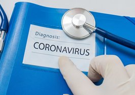 Mappe mit der Aufschrift Coronavirus. Foto: vchalup/AdobeStock