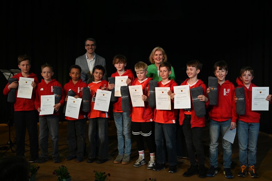 Sportlerehrung der Jugendklassen. Foto: Jörg Hemmen