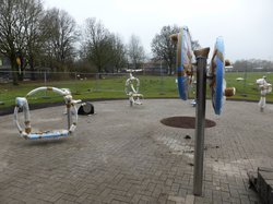 Das Bild zeigt den Fitnessparcours Kreyenbrück. Foto: Stadt Oldenburg