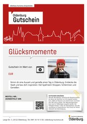 Oldenburg-Gutschein als „Print at Home“-Variante. Quelle: OTM