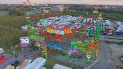 Die Wilde Maus XXL auf dem Kramermarkt 2018. Foto: Christian Zellmer