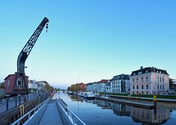 Der Oldenburger Stadthafen. Foto: Hans-Jürgen Zietz