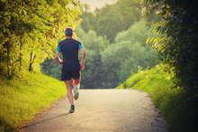 Jogger in a forest. Picture: chalabala/Fotolia.com