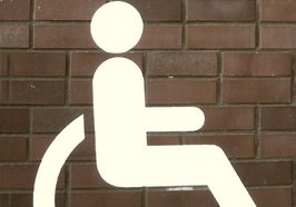 Rollstuhl Piktogramm. Foto: Stadt