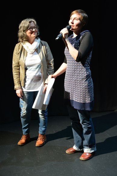 Christiane Maaß und Sophie Arenhövel moderieren den Bühnentag 2019. Foto: Stadt Oldenburg