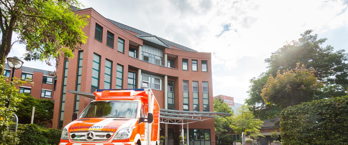 Haupteingang des Klinikum. Foto: Lukas Lehmann