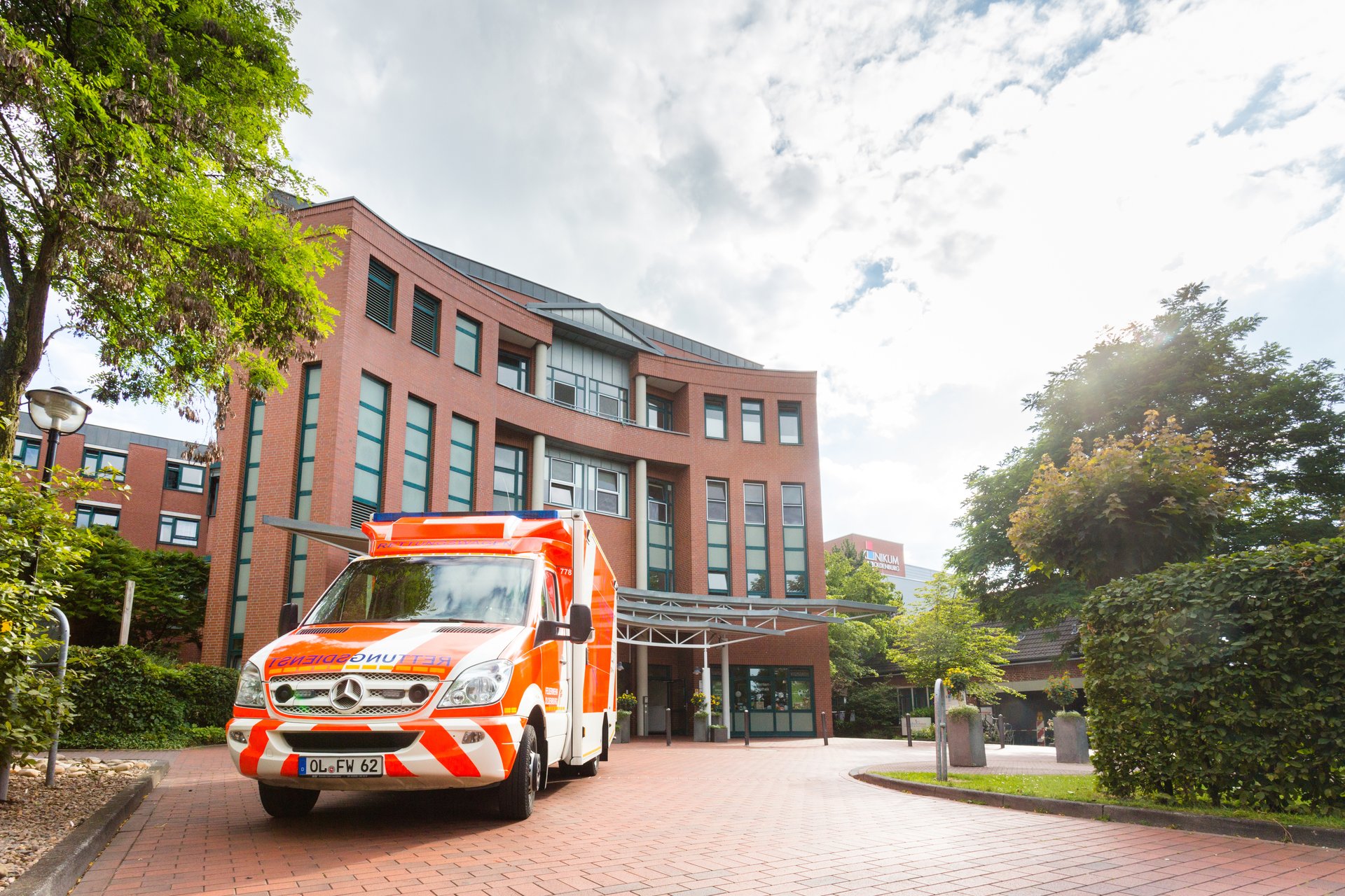 Haupteingang des Klinikum. Foto: Lukas Lehmann