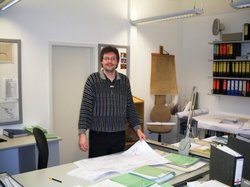 Der Architekt in seinem Büro. Foto: Stadt Oldenburg