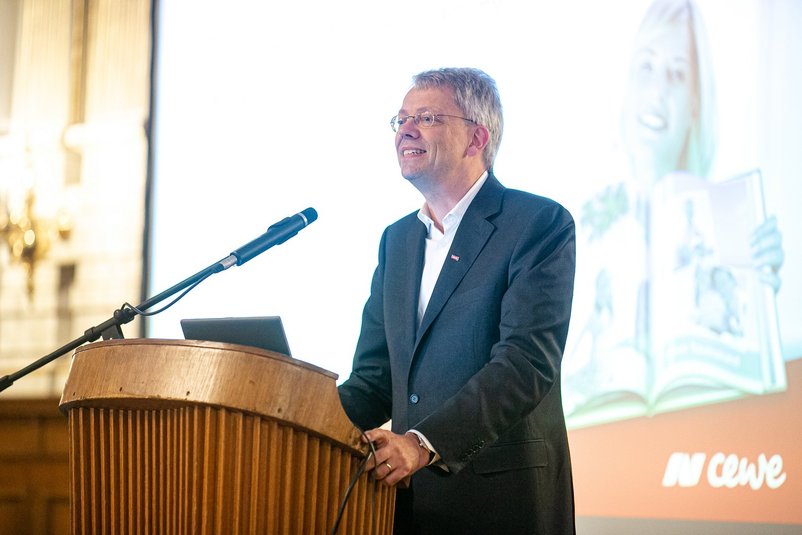 Referent Dr. Christian Friege von CEWE. Foto: LUKAS LEHMANN PHOTOGRAPHY