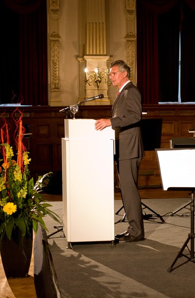 Damaliger Oberbürgermeister Prof. Dr. Gerd Schwandner. Foto: Daniel Penschuck.