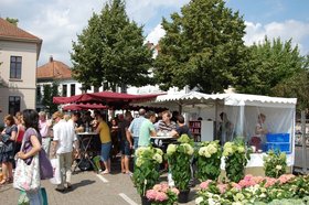 Neuer Kaffeeverkaufsstand der Firma Michaela Hanken seit Ende Juni 2014. Foto: Stadt Oldenburg