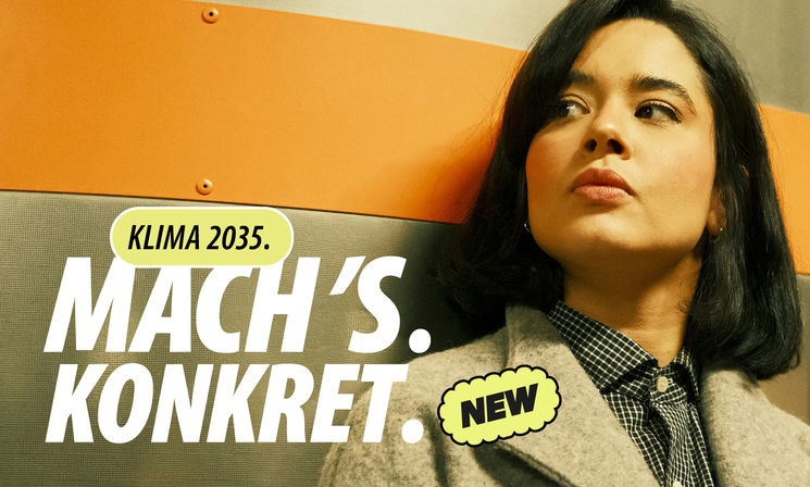 Claim „Klima2035.Mach´s.Konkret." Portrait Frau; Quelle: Coool Agency GmbH