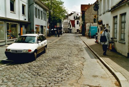Burgstraße vor der Sanierung. Foto: Stadt Oldenburg